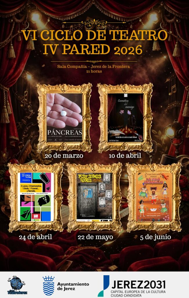 El Ciclo 4ª Pared llena de teatro la primavera en Jerez