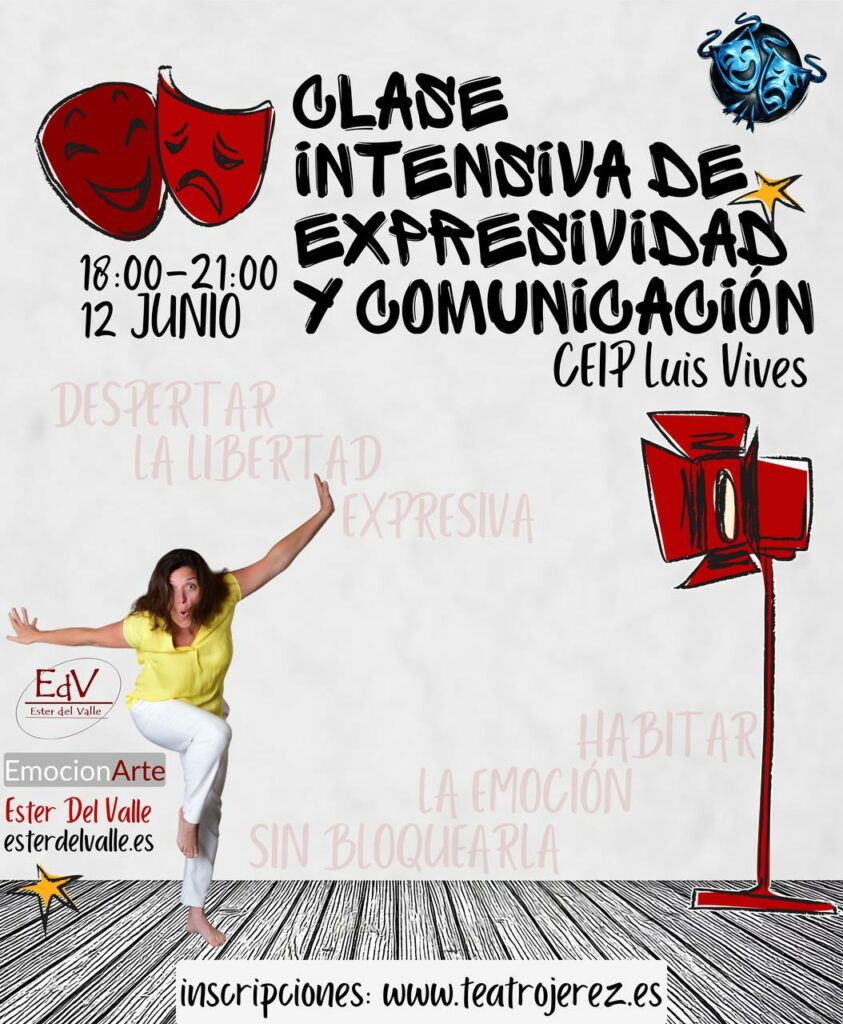 El VI Ciclo de Teatro «Cuarta Pared» se despide con una Clase Intensiva de Expresividad y Comunicación